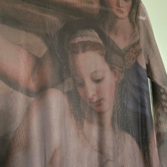 Venus Sheer Mock Turtleneck - Picture 3 of 4